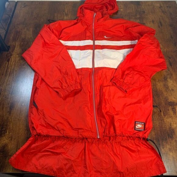 Vintage Nike Windbreaker Zip Up Jacket Mens Extra Large Red /White‎ - Picture 1 of 7
